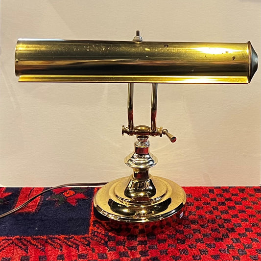 Brass desk lamp