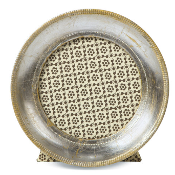Florentine Frames - Round Silver Leaf