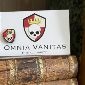 Stoic Society Omnia Vanitas pin